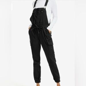 Almost Famous Black Women's Jeans Overalls